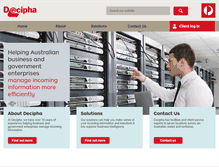 Tablet Screenshot of decipha.com.au
